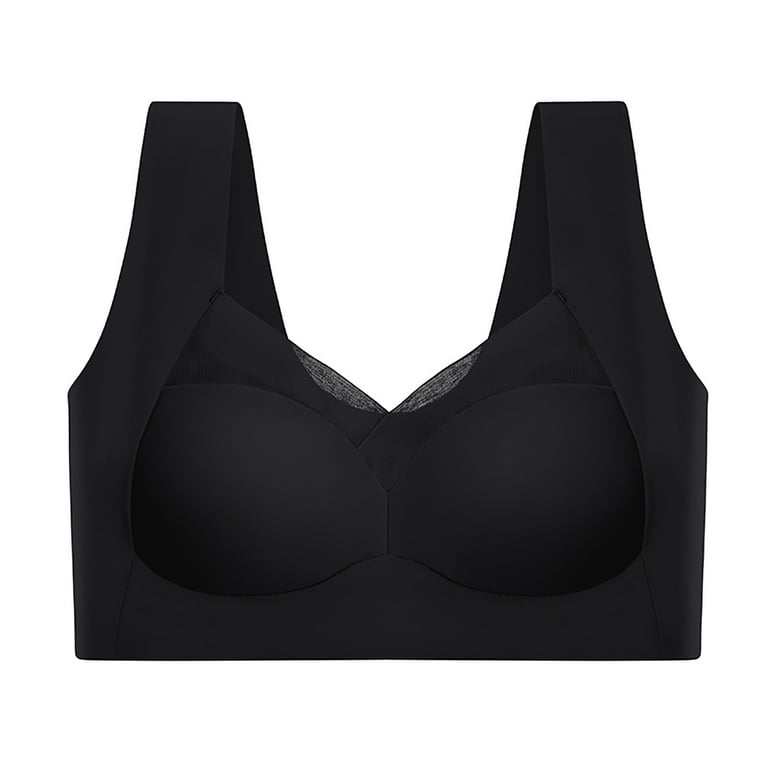 Mchoice Sports Bras for Women Mesh Gathered Plus Size Bra Yoga Hollow Out  Exercise and Offers Back Support Everyday Underwear