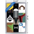 thumbnail image 3 of Star Wars: Saga - Simplistic Grid Wall Poster, 14.725" x 22.375", Framed, 3 of 5