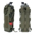 thumbnail image 3 of Molle Water Bottle Bag Travel Camping Hiking Kettle Holder Carrier Pouch Multifunctional Water Bottle Hanging Bag (Army Green), 3 of 10