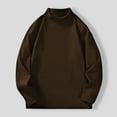 thumbnail image 2 of Maean Men Big and Tall Mock Neck Top Long Sleeve Turtleneck Pullover Underwear Shirts for Fall Winter Outfits, 2 of 5