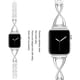 thumbnail image 3 of Bandas Secbolt Compatible con Apple Watch Band 38 mm 40 mm Iwatch Series 6/5/4/3/2/1 SE Joyería elegante para mujer Accesorios de acero inoxidable Correa de pulsera Ormromra XM040-3, 3 of 7