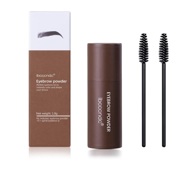Sello de cejas que da forma a la línea de cabello en polvo resistente al agua para cejas (marrón claro) Tmvgtek Cuidado Belleza