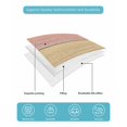 thumbnail image 5 of Quilts Full Size Bedding Set, Pink Wooden Grain Lightweight Quilted Comforter, Vintage Chic Geometric Ombre Teal Soft Reversible Bedspread Coverlet with Pillow Covers for All Season, 78" x 90", 5 of 7