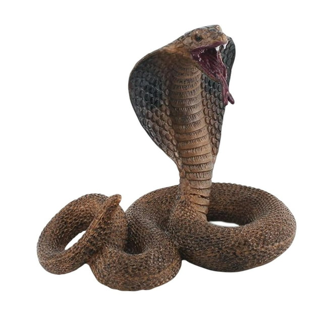 Modelo de juguete de serpiente Hugo simulación Marrón claro