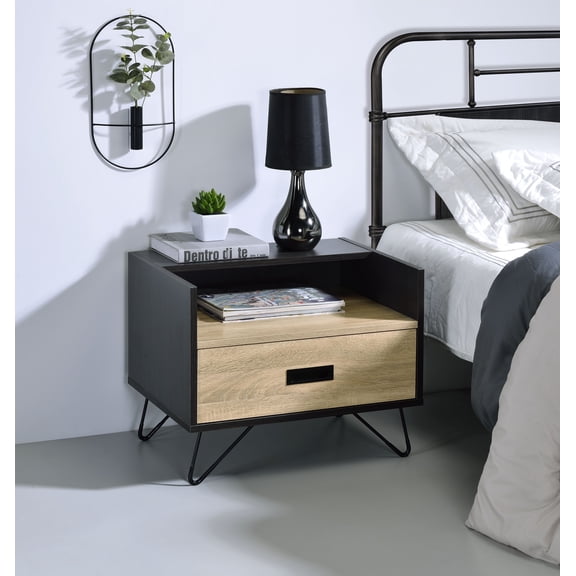 Accent Table with Display & Utility Function