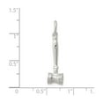 thumbnail image 3 of Sterling Silver Gavel Pendant Necklace for Women or Unisex, Mini Judge Hammer Charm Symbolizing Justice and Law, Legal Jewelry for Lawyers, Law Students, or Court-Themed Accessories, 3 of 6