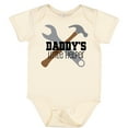 thumbnail image 3 of Inktastic Daddy's Little Helper Tool Set Boys Baby Bodysuit, 3 of 5