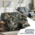 thumbnail image 5 of Jiueut Hunting Camo Print Recliner Covers, Dustproof Loveseat Chair Covers 6 Pieces Recliner Sofa Slipcover Fit for Most Loveseats Couch, 5 of 7