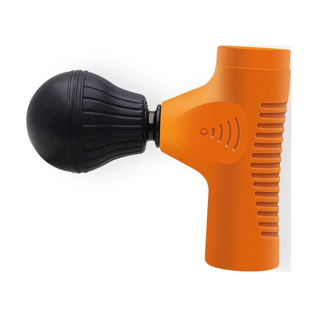 Portable Deep Tissue Percussion Muscle Massager Electric Professional Fitness Relaxation Fascia Massage Body Tool Hammer Gift Orange