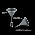 thumbnail image 3 of ROCKROK 3 Pcs Plastic Funnel for Perfumes Powder Funnel Small Funnel Clear Funnel, 3 of 8