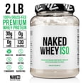thumbnail image 3 of Whey Protein Isolate NAKED 30g Grass-Fed 28 Servings Unflavored, 3 of 6