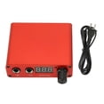 thumbnail image 1 of Lindbes Digital Tattoo Power Supply Anti Fatigue Mode Function Red Small USB Tattoo Machine Power Supply 100?230V, 1 of 8