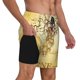 thumbnail image 2 of Balery Bunch of Grapes Bañador para hombre, shorts de playa de secado rápido con entrepierna y forro de compresión-Small, 2 of 6