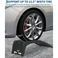 thumbnail image 2 of Heavy Duty Car Ramps Set 8000 LBS Auto Ramp Solid Steel Ramps, Pack of 2, Max Lift Height 8 in (Black, 36" L x 13" W x 9" H), 2 of 9