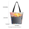 thumbnail image 3 of Sikiie Colorful Fishing Boats Shoulder Bag Casual Hobo Crossbody Tote Bag for Women and Men Large Purse Messenger Bag Travel Work, 3 of 6