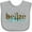 AC-Heather Grey, variant on Inktastic Belize Country Grunge Shirts Boys or Girls Baby Bib