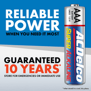 ACDelco Super Alkaline AAA Batteries, 1.5 Volts, 24-Count
