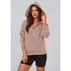 thumbnail image 4 of Sudadera PRETTYGARDEN 2025 Otoño Media Cremallera Cropped para Mujer M, 4 of 8