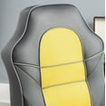 thumbnail image 7 of Linon Jasper Game Rocking Chair With Yellow Finish GM100YLW01U, 7 of 7