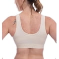 thumbnail image 4 of ENELL Soutien-Gorge de Sport Couvrant pour Femmes (101),7,Écru, 4 of 4