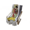 thumbnail image 4 of Mexican Soft Flannel Fleece Blanket, Latino Man Holding Cold Beer and Tacos Restaurant Poster Style Funny Cartoon Print, Cozy Plush for Indoor and Outdoor Use, 50" x 70", Multicolor, by Ambesonne, 4 of 6