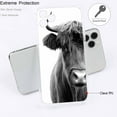 thumbnail image 5 of Steppe Cow Case for iPhone 11 Pro Max,Aesthetic Art Design Pattern Soft TPU Bumper Case Cover, 5 of 5