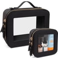 thumbnail image 1 of Set de bolsas de maquillaje LETGO Clear, bolsa de aseo aprobada por la TSA, 1 of 7