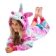 thumbnail image 1 of Pijama De Una Pieza Coral Fleece Unicornio Para Niños, 1 of 6