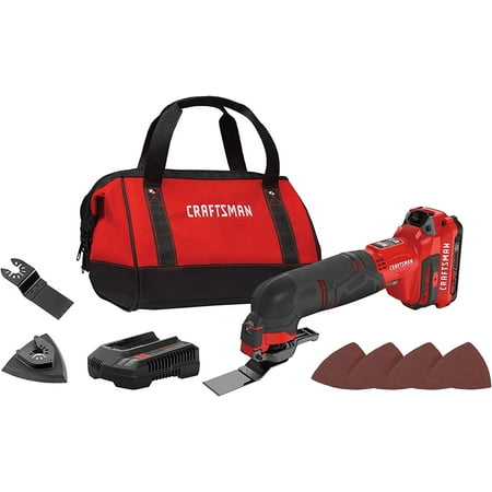 

CRAFTSMAN V20 Cordless Oscillating Multi-Tool Kit (CMCE501D1)