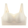 thumbnail image 2 of Women's Comfortable Sexy And Traceless Chest Gathered Without Rings Soft Support Collar Closure Anti Drop Bra, 2 of 3