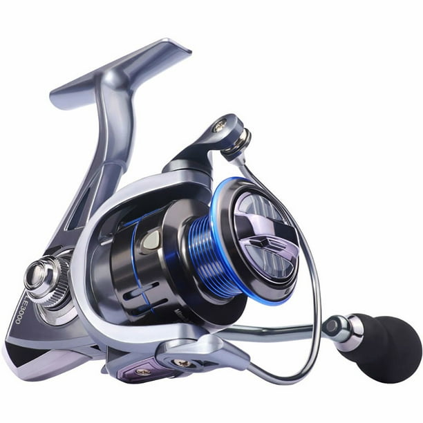 Lightweight Spinning Fishing Reel 12+1bb Bearing 5.2:1 Gear Ratio 15kg Max  Drag Suitable For Seawater Freshwater 