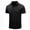 Black, variant on Miqool Mens Golf Shirts Quarter Zip Short Sleeve Golf T Shirt Quick Dry Moisture Wicking Performance Athletic Workout Tennis Shirts