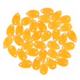 thumbnail image 2 of lionlar 36Pcs Drop Shape Crystal Sew On Rhinestones Flatback for Clothes Dress Craft Orange Yellow, 2 of 9