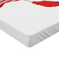 thumbnail image 2 of Ambesonne 4th of July Fitted Sheet, Patriotic Pug Dog, Queen Size, Multicolor, 2 of 3