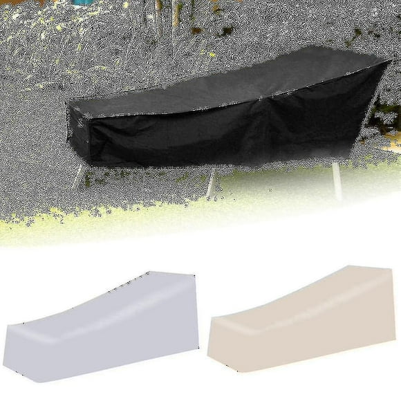 Sun Lounger Cover Waterproof Garden Sunbed Cover Patio Furniture Lounge Chair Protector-26-1