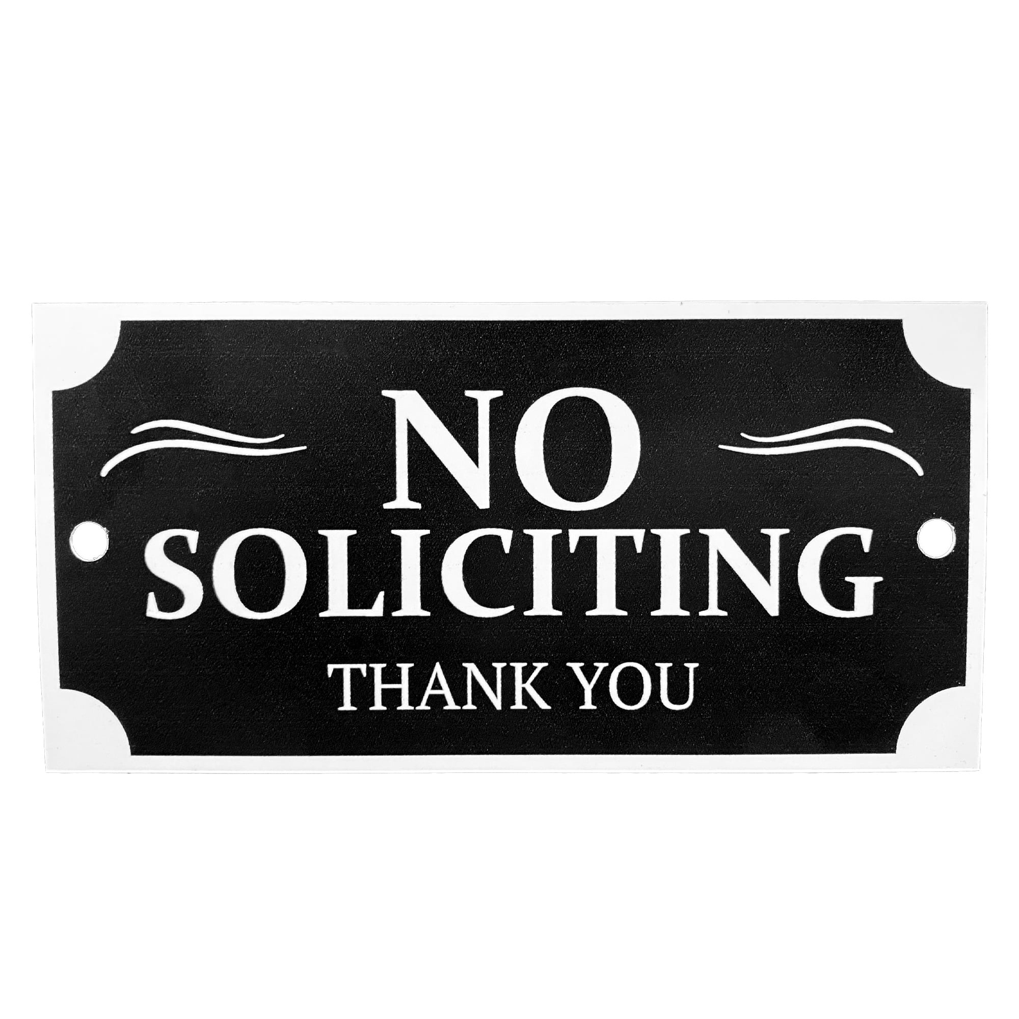 Hy-Ko No Soliciting House Plaque PLQ-001