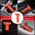 thumbnail image 2 of Emergency Hammer Car Window Break Safety Auto Life Saving Seat Belt Cutter Tool, 2 of 10