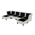 thumbnail image 5 of Modular Sectional Sofa, Freely Combinable 6-Seat Convertible Sectionals with Chaise, U Shaped Oversized Sectional Couches with Storage Ottoman for Home Apartment Office (Beige), 5 of 11