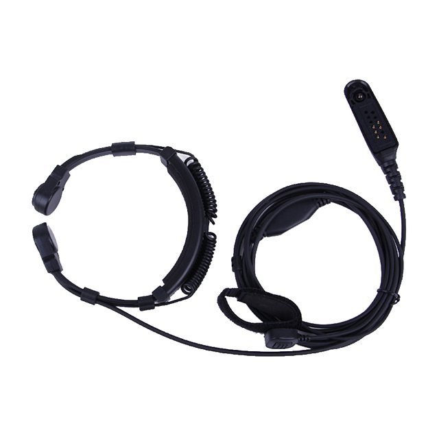 Reemplazo de auriculares Walkie Talkie para GP328 GP140 GP320 GP340 Micrófono de garganta Auricular Radio de jamón Noticed TX1266-00