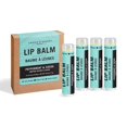 thumbnail image 1 of Caron & Doucet - Bálsamo labial 100 % natural - Bálsamo labial hidratante premium de cera de abeja y aceite de oliva - Ideal para labios secos y agrietados. (Paquete de 4, menta y cacao), 1 of 5