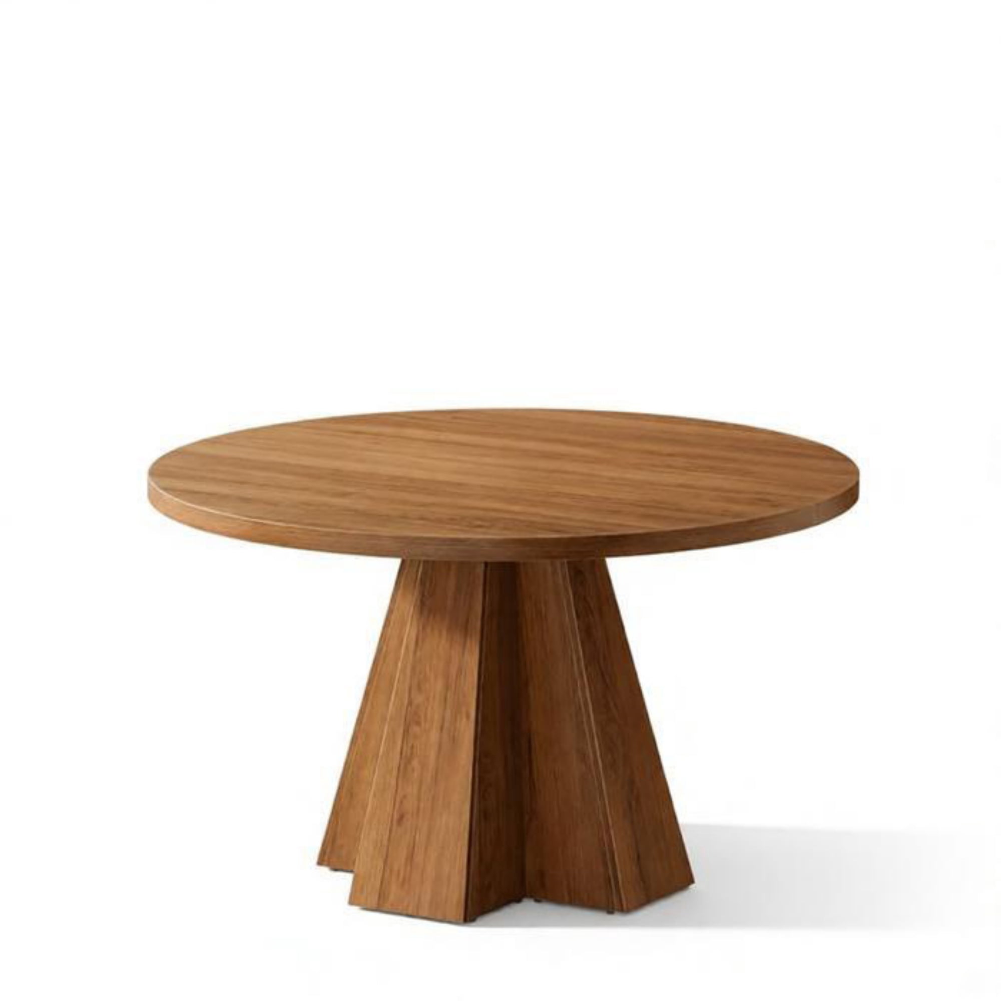 Small Round Conference Table, Durable Meeting Table with Reinforced Tabletop