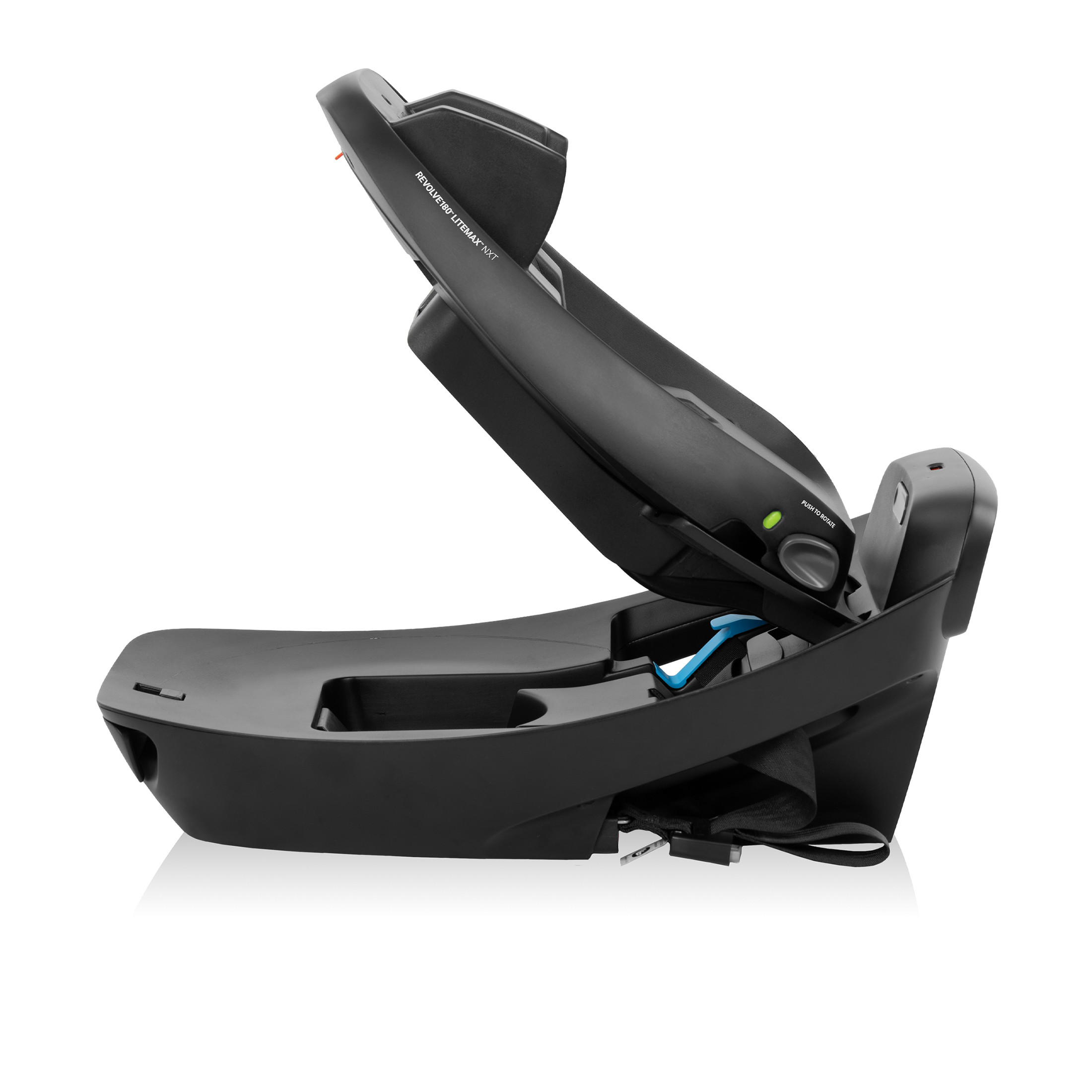 Evenflo Shyft Intuiti Travel System with Revolve180 LiteMax NXT Rotating Infant Car Seat, Fossil Gray