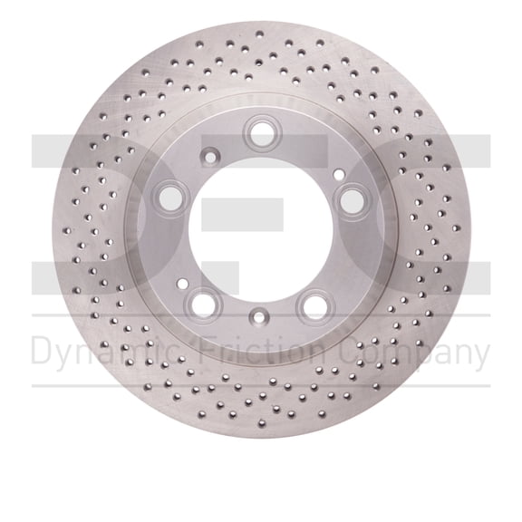 Rear Dynamic Friction Company Disc Brake Rotor 620-02034 (1) For 1999-2008 Porsche 911