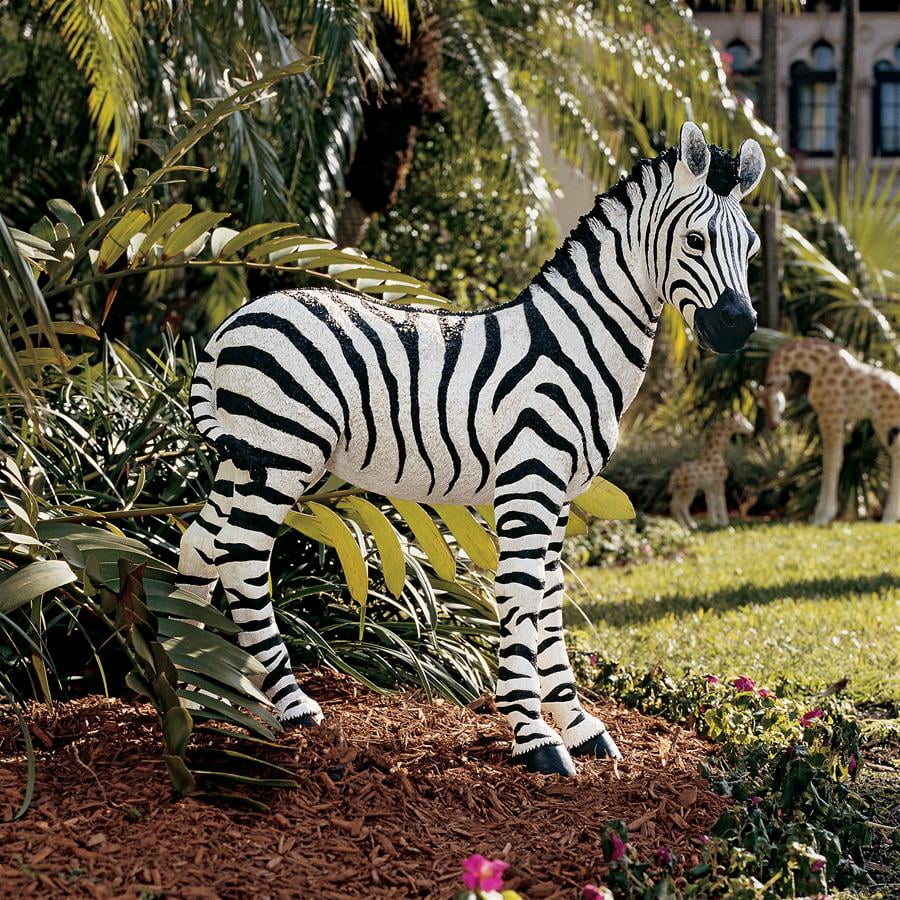 Design Toscano Zairen, the Zebra Sculpture