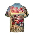 thumbnail image 2 of Be My Valentine's Belgian Malinois Truck Full of Love Flower Balloon Hawaiian Shirt Breathable Summer Unisex Merch Sheepdog Dog Lover Gifts - 02029, 2 of 6
