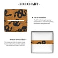 thumbnail image 4 of Goofa Snake Tissue Box Cover PVC Leather Tissue Holder Square Facial Tissue Case Facial Paper Organizer Dispenser for Bathroom, Vanity Countertop, 4 of 8