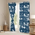 thumbnail image 3 of Homewish Teens Gamer Ice Hockey Black Out Curtains,Sport Theme Curtains Pack of 2 (42x63 Each),Ball Gamer Bedroom Curtains,Super Cozy Room Decor, 3 of 6