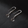 thumbnail image 4 of UDIYO Women Fashion 925 Sterling Silver Rhinestone Dangle Earrings Wedding Jewelry, 4 of 7
