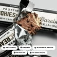 thumbnail image 4 of Barebells Protein Bars Cookies & Cream - 12 Count, 20g High Protein Treats - Chocolate Nutrition Bar with 1g Total Sugars - On-The-Go Breakfast or Post-Workout Snack, 4 of 6