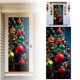 thumbnail image 2 of Tapiz decorativo para puerta con árbol de Navidad, cortina para puerta, tapiz para puerta, decoración para fiestas navideñas, 2 of 7